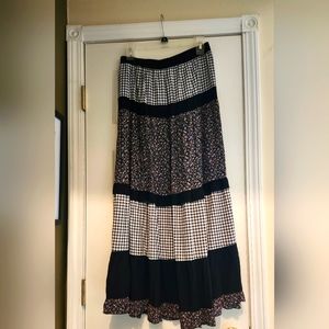 Multi Colored Maxi Skirt